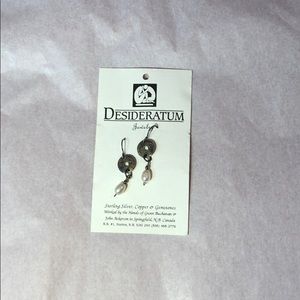 Desideratum Sterling Silver Pearl Pierced Earrings